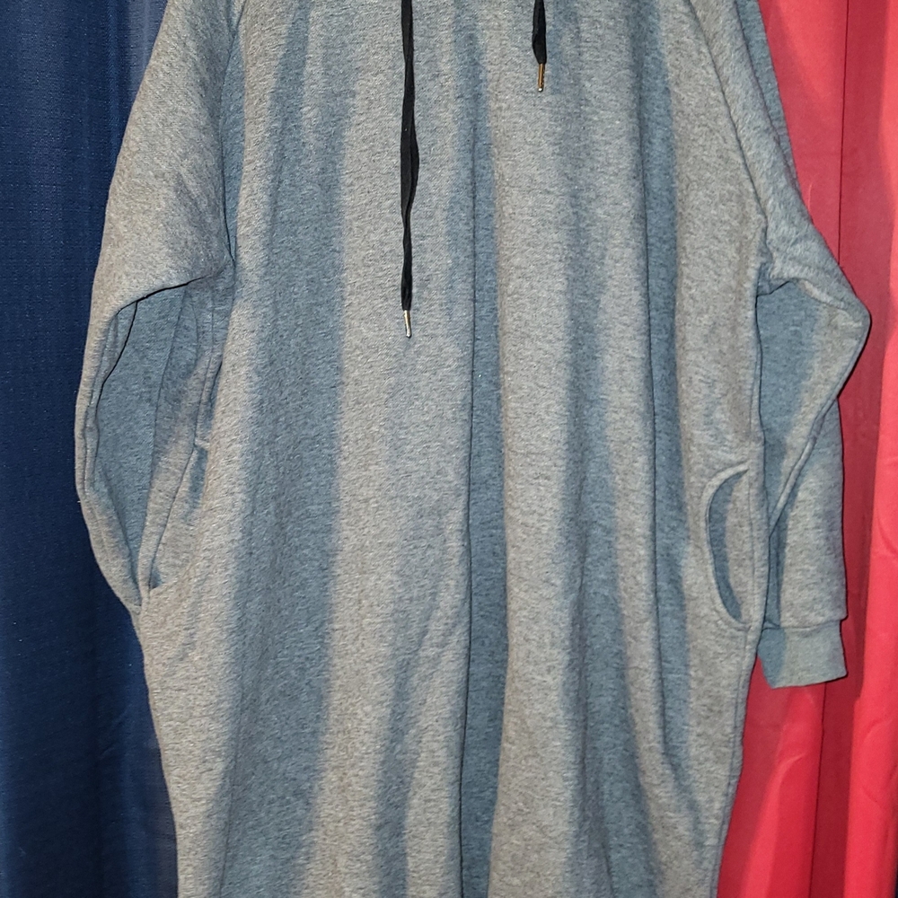 Nutexrol 3xl Hoodie Pullover dress gray